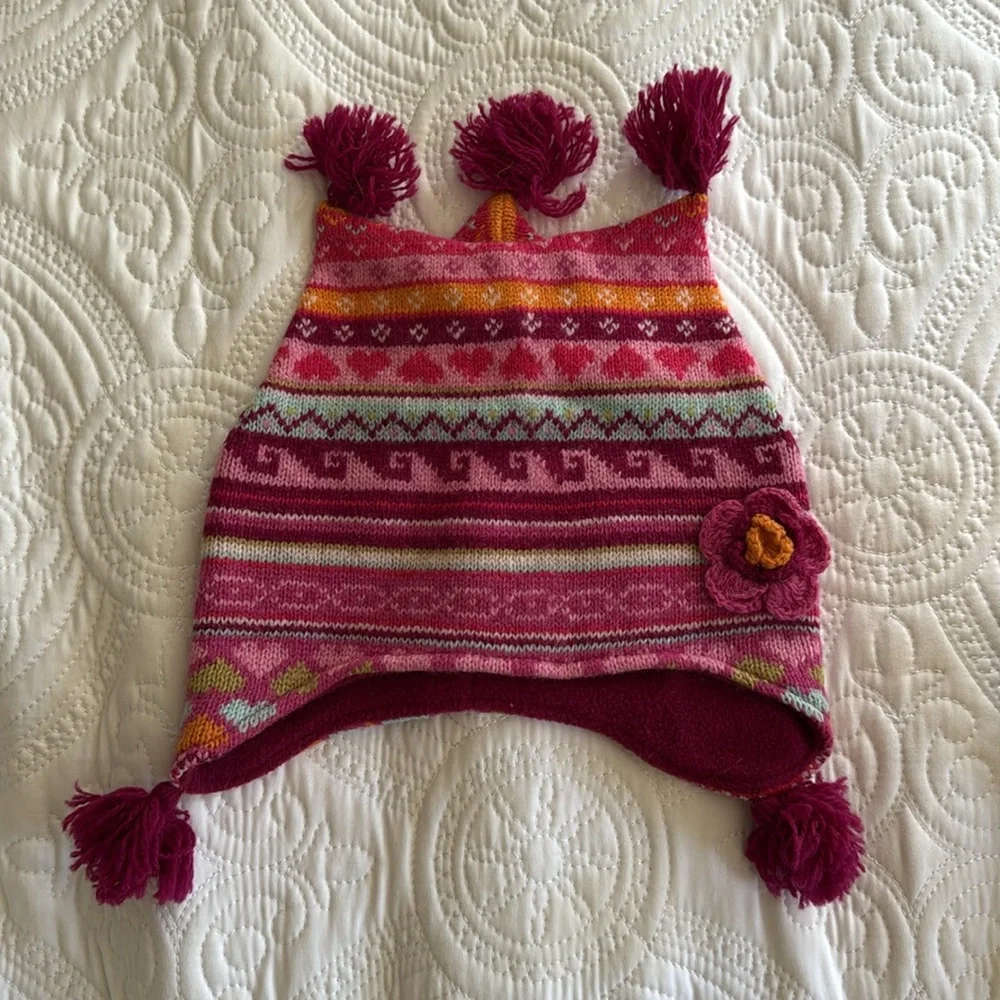 H&M wool blend kids hat and scarf